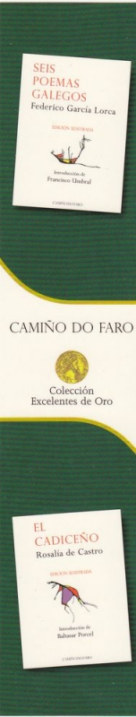 MARCAPAGINAS CAMIÑO DO FARO COLECCIÓN EXCELENTES DE ORO 